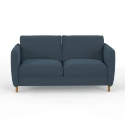 Fabrique de Styles Canapé convertible 2 places Bultex Gustave - Velours Vintage - Adore Anthracite* Canapés Convertibles