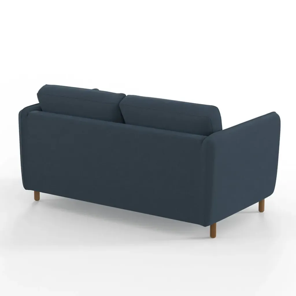 Fabrique de Styles Canapé convertible 2 places Bultex Gustave - Velours Vintage - Adore Anthracite* Canapés Convertibles