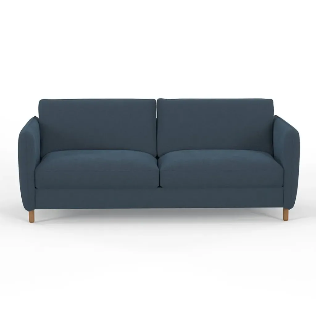 Fabrique de Styles Canapé convertible 2 places Bultex Gustave - Velours Vintage - Adore Anthracite* Canapés Convertibles