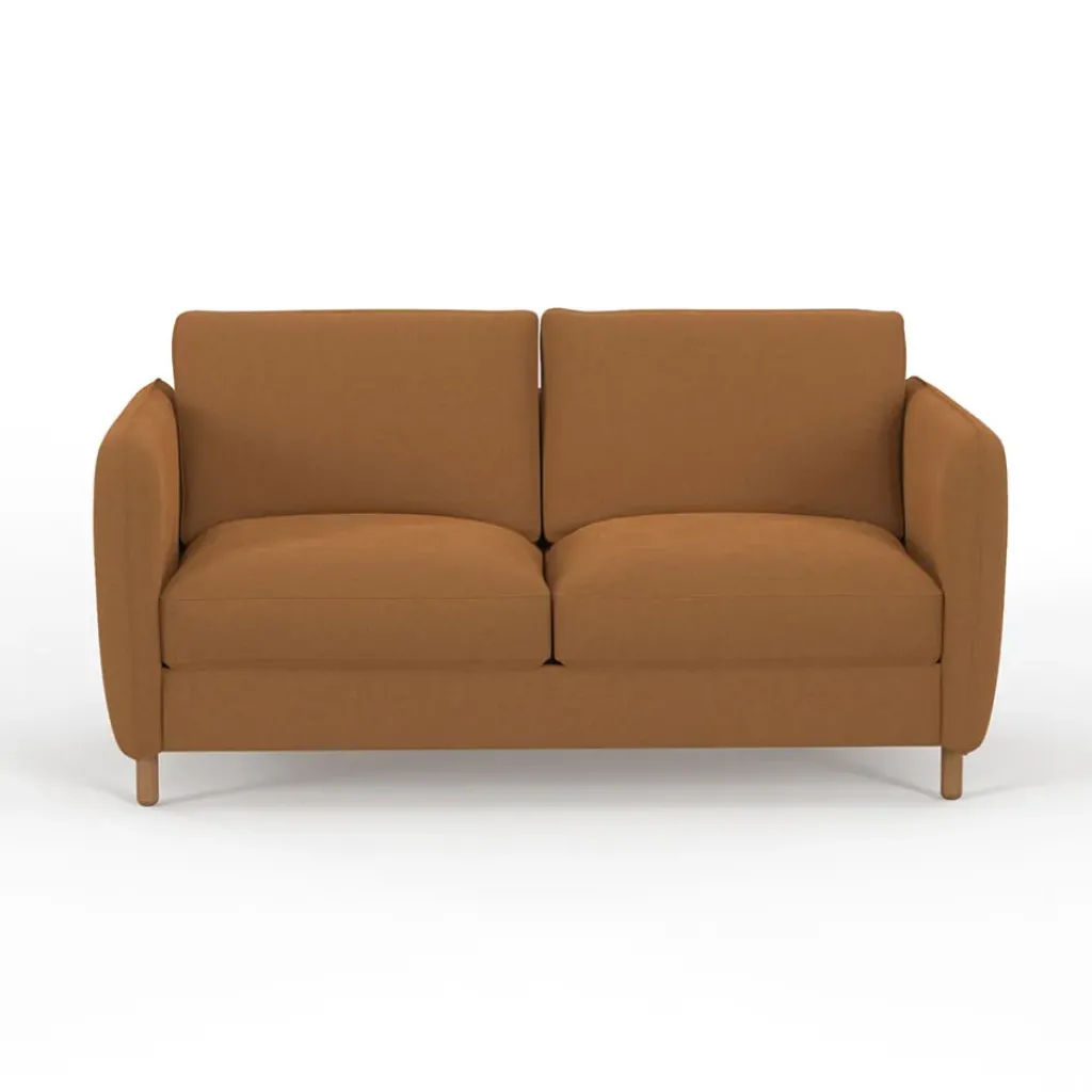 Fabrique de Styles Canapé convertible 2 places Bultex Gustave - Velours Vintage - Adore Anthracite* Canapés Convertibles