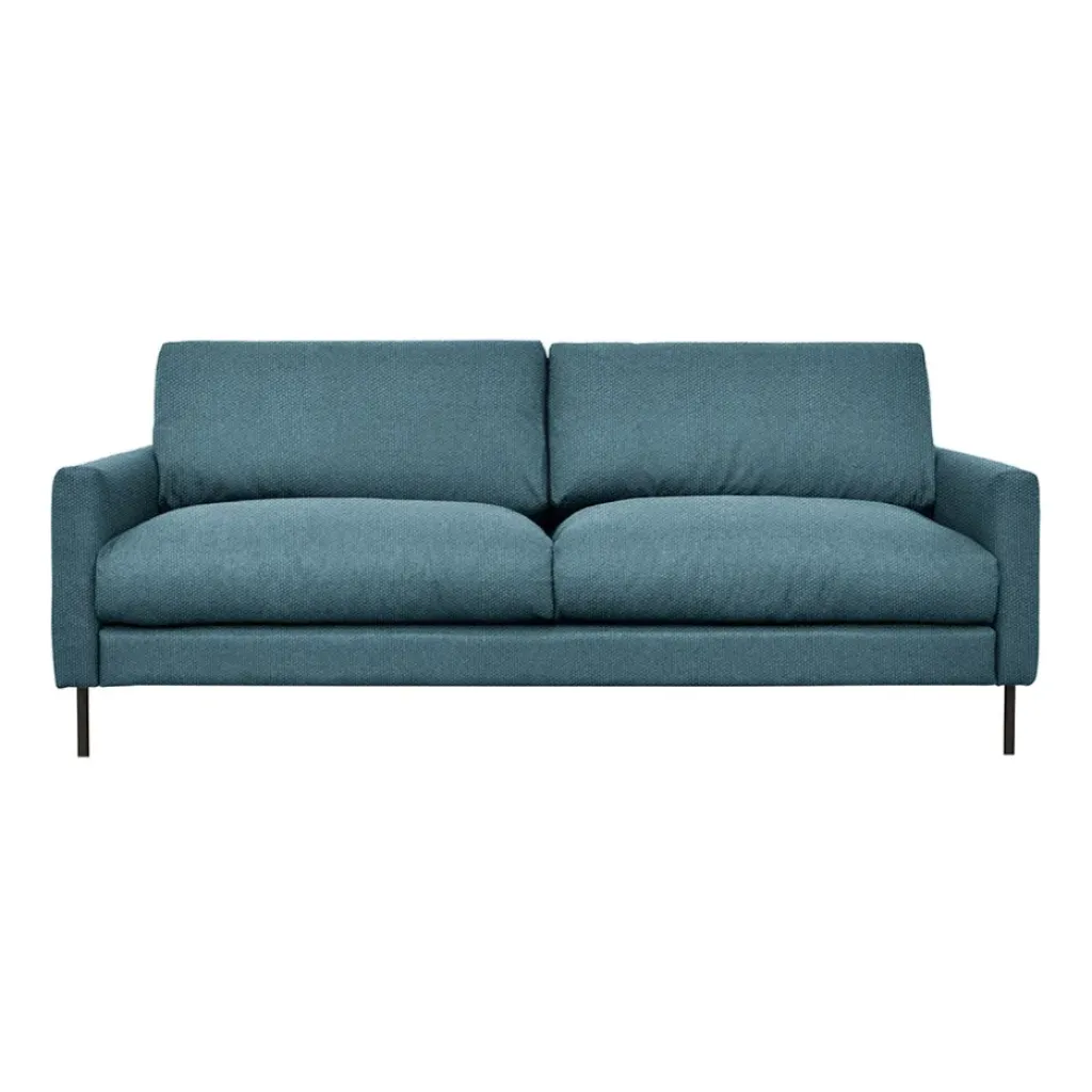 Fabrique de Styles Canapé fixe 3 places Gaspard - Tissu Texturé - Crown Moutarde* Canapés Fixes