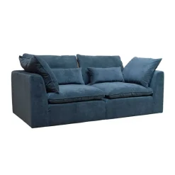 Fabrique de Styles Canapé modulable 3 places é avec pouf - Auguste* Canapés Modulables