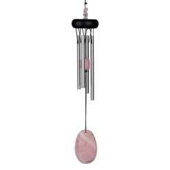 Fabrique de Styles Carillon à vent quartz rose h29cm* Méditation Et Yoga
