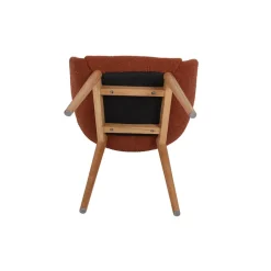 Fabrique de Styles Chaise avec accoudoirs en tissu bouclette - Altea* Chaises