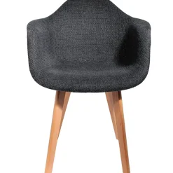 Fabrique de Styles Chaise avec accoudoirs en tissu grosse maille - Scarlett* Chaises