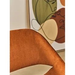 Fabrique de Styles Chaise avec accoudoirs en velours côtelé - Alma* Chaises