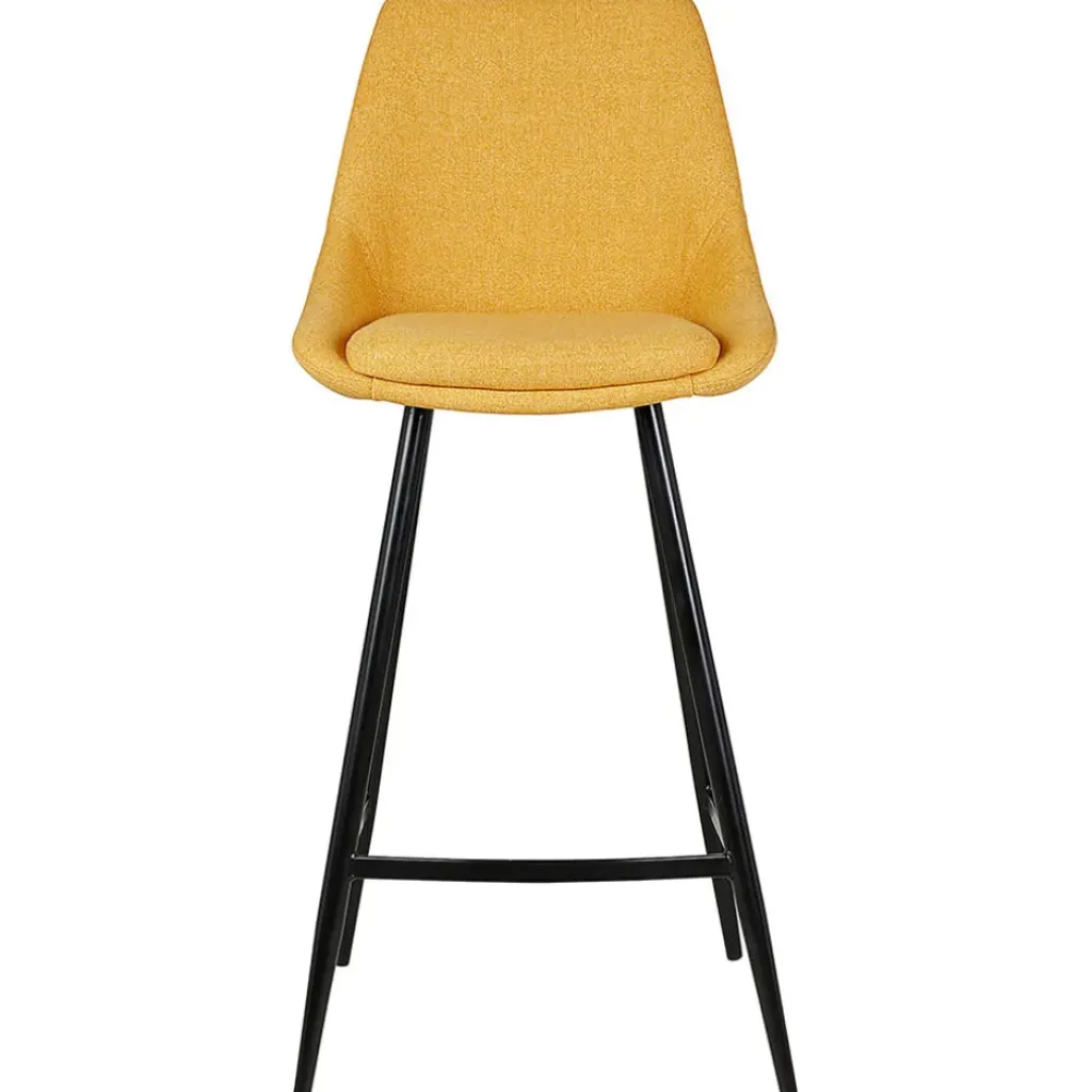 Fabrique de Styles Chaise de bar en tissu h67cm - Ben* Tabourets Et Chaises De Bar