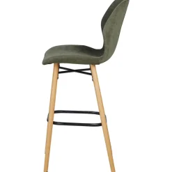 Fabrique de Styles Chaise de bar en tissu soft touch bouteille h65cm - Keri* Tabourets Et Chaises De Bar