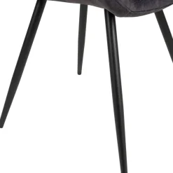 Fabrique de Styles Chaise de salle à manger en velours - dana* Chaises