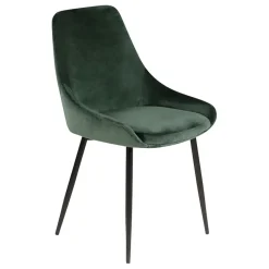 Fabrique de Styles Chaise de salle à manger en velours - Ben* Chaises