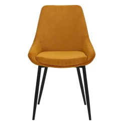 Fabrique de Styles Chaise de salle à manger en velours côtelé - Ben* Chaises