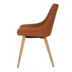 Fabrique de Styles Chaise de salle à manger en tissu - Ben* Chaises