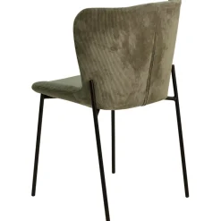 Fabrique de Styles Chaise de salle à manger en velours côtelé foncé - Holden* Chaises