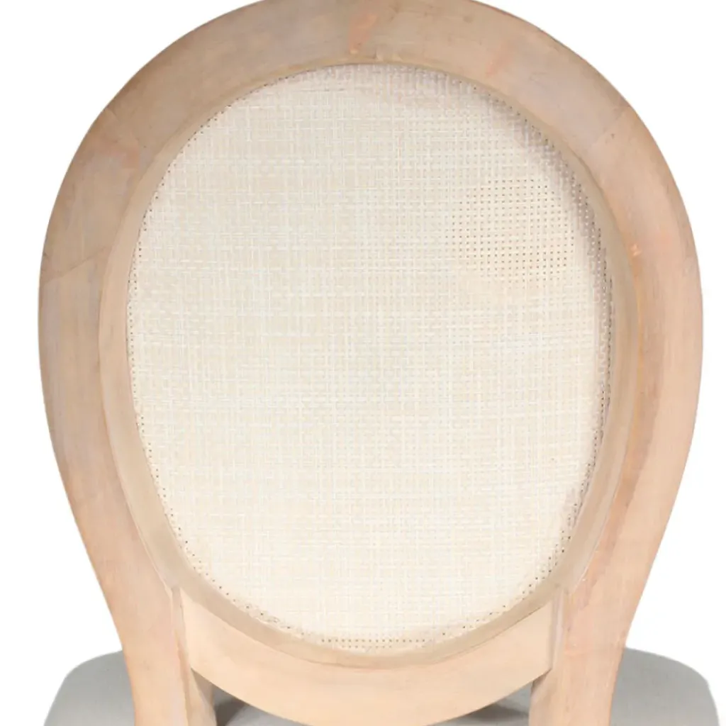 Fabrique de Styles Chaise medaillon en bois d'hévea et cannage* Chaises