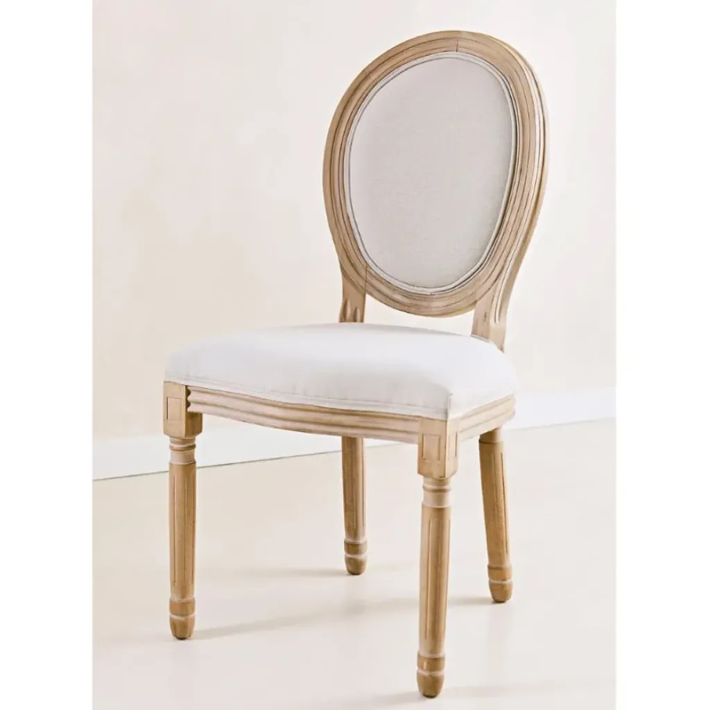 Fabrique de Styles Chaise medaillon en bois d'hévea* Chaises