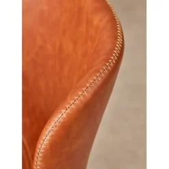 Fabrique de Styles Chaise salle à manger aspect cuir rétro - Batla* Chaises