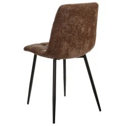 Fabrique de Styles Chaise salle à manger en métal et tissu - Mony* Chaises