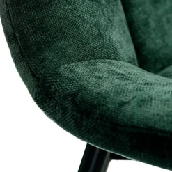 Fabrique de Styles Chaise salle à manger en tissu vert - Mony* Chaises