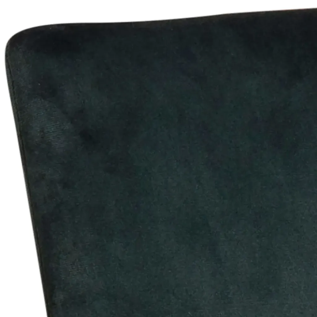 Fabrique de Styles Chaise salle à manger en tissu vert fonce - Demia* Chaises