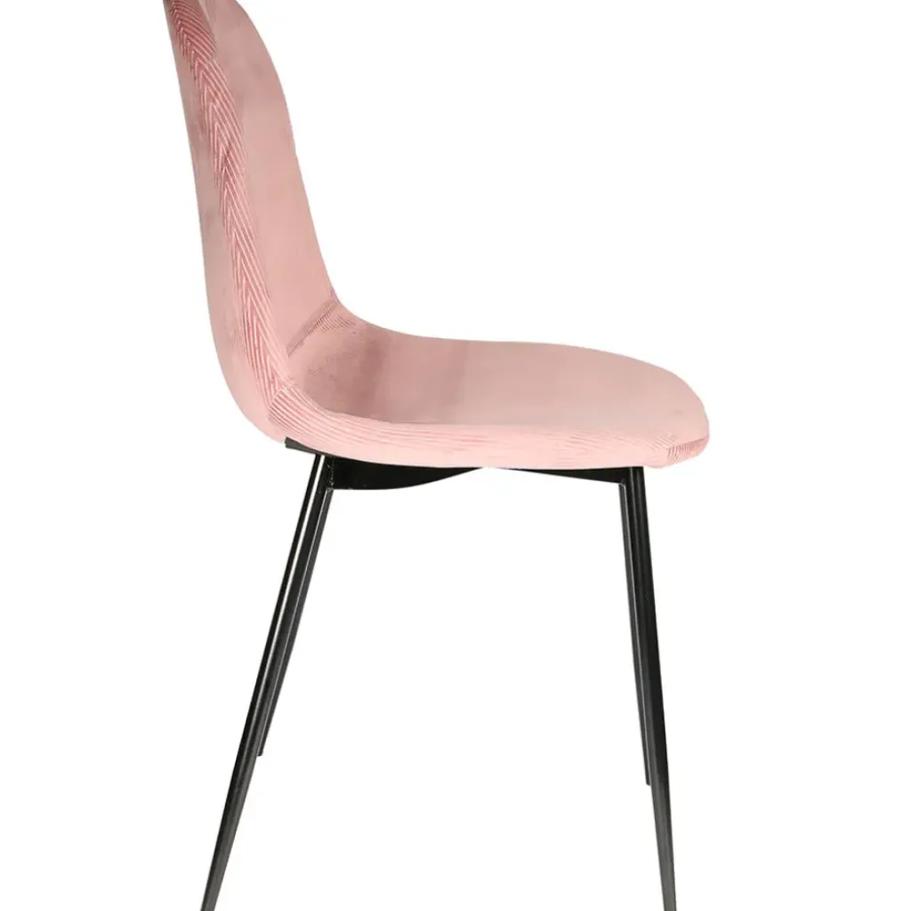 Fabrique de Styles Chaise salle à manger en velours cotelé - Julia* Chaises