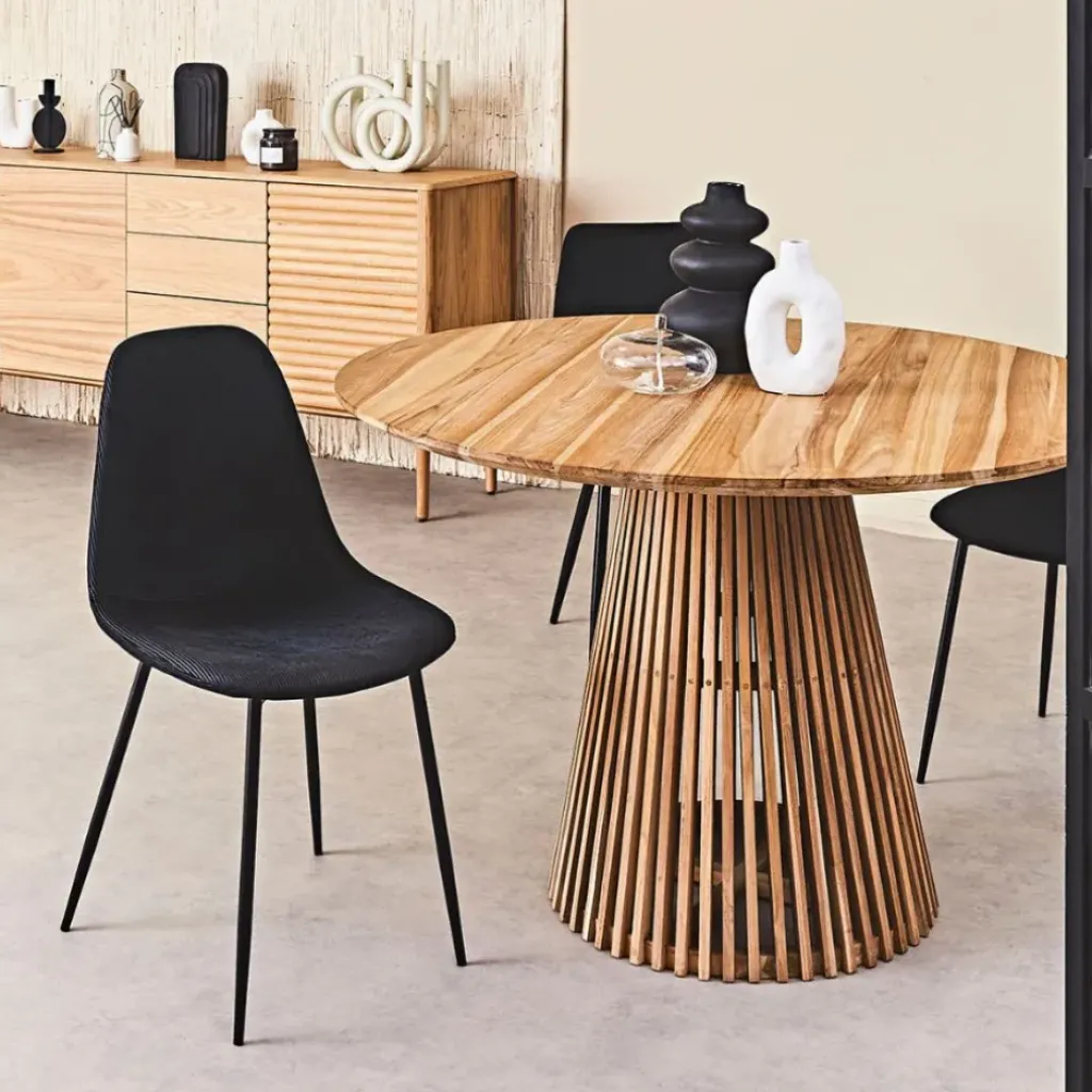 Fabrique de Styles Chaise salle à manger en velours cotelé - Julia* Chaises