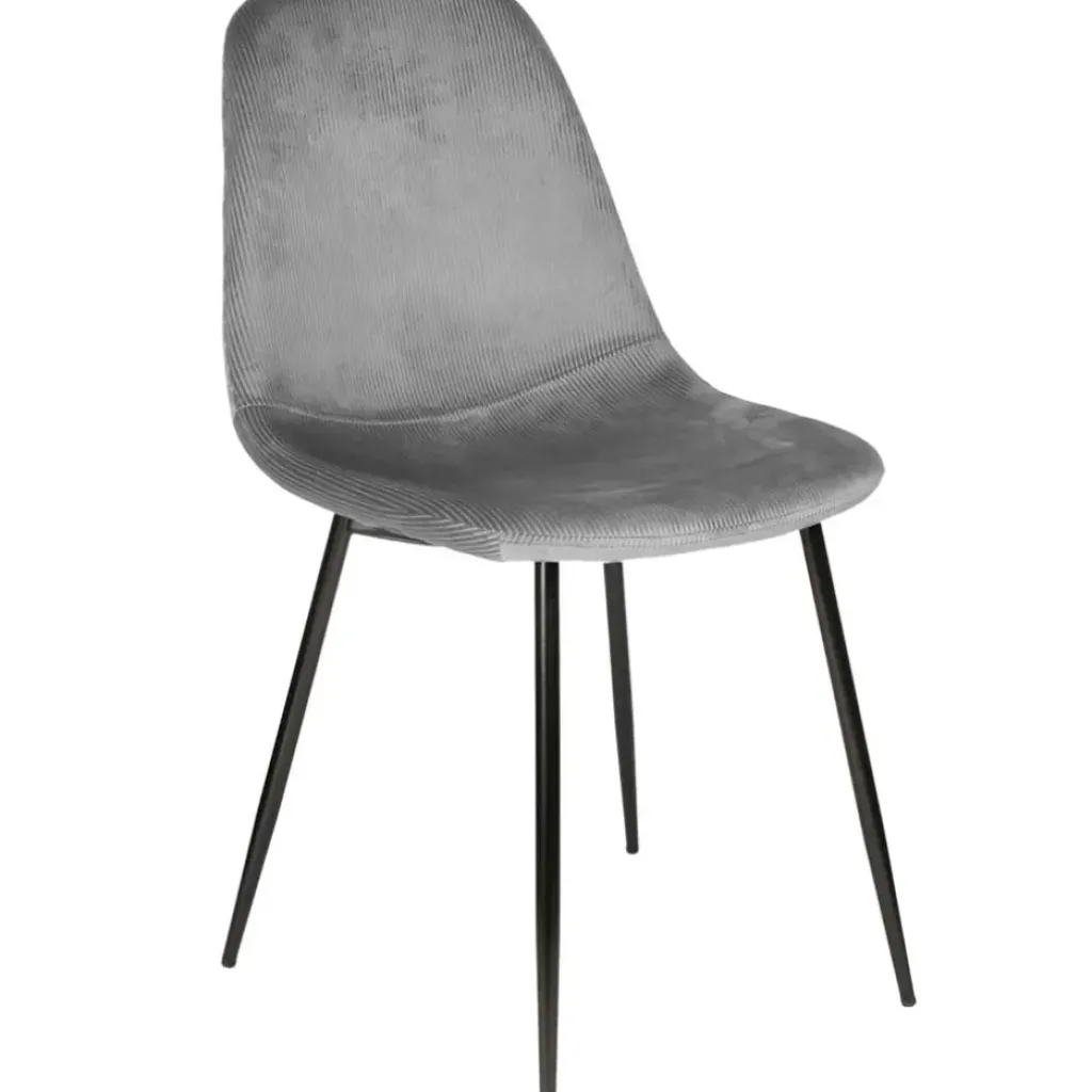 Fabrique de Styles Chaise salle à manger en velours cotelé - Julia* Chaises