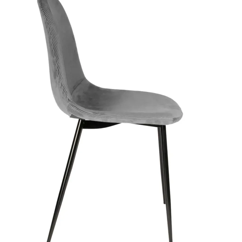 Fabrique de Styles Chaise salle à manger en velours cotelé - Julia* Chaises