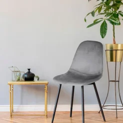 Fabrique de Styles Chaise salle à manger en velours cotelé - Julia* Chaises