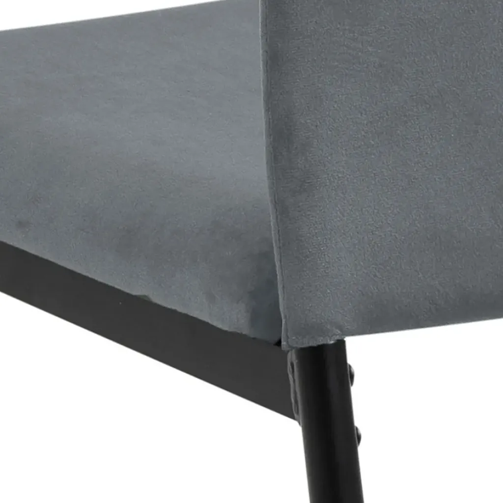 Fabrique de Styles Chaise salle à manger en velours - Demia* Chaises