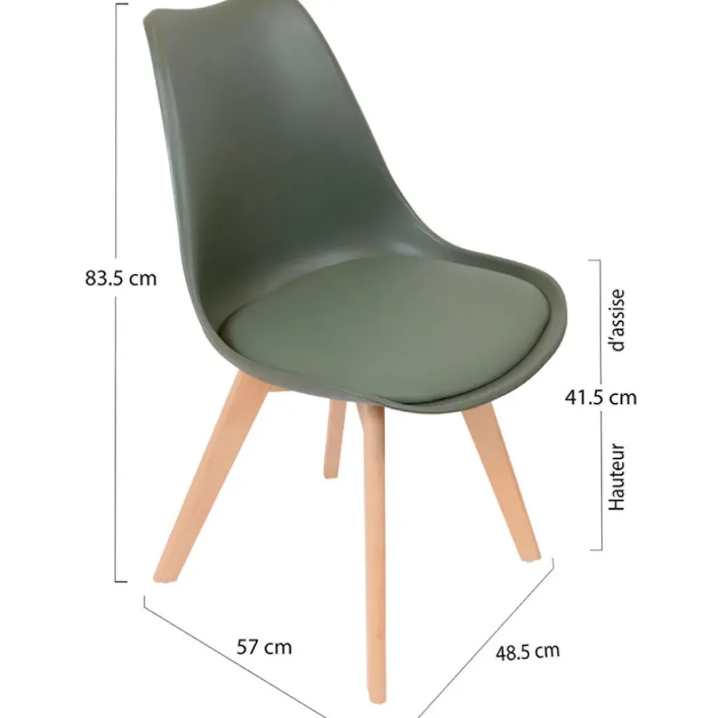 Fabrique de Styles Chaise salle à manger scandinave - Samantha* Chaises