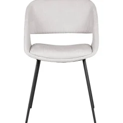 Fabrique de Styles Chaise salle à manger velours côtelé écru - Alma* Chaises