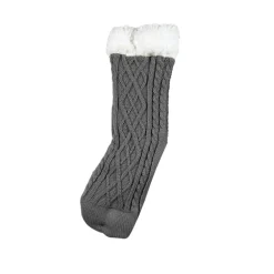 Fabrique de Styles Chaussettes torsadées gris charbon - Elza* Accessoires Mode