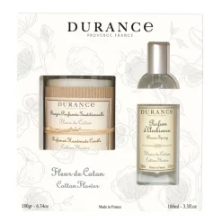 Fabrique de Styles Coffret bougie parfumée et parfum d'ambiance Feur de coton* Bougies Parfumées