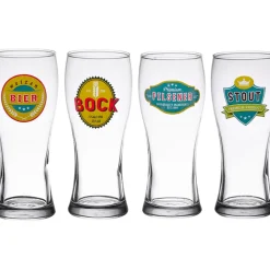 Fabrique de Styles Coffret de 4 chopes de biere 50cl en verre* Verres À Alcool