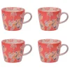 Fabrique de Styles Coffret de 4 tasses en grès rouge 36cl - Ava* Tasses Et Mugs