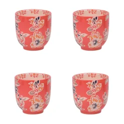 Fabrique de Styles Coffret de 4 tasses en grès rouge 15cl - Ava* Tasses Et Mugs