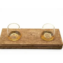 Fabrique de Styles Coffret de 2 verres Denali et Fuji - Topographic* Verres À Alcool