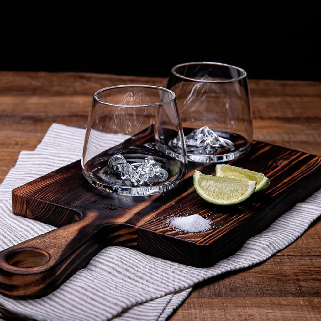 Fabrique de Styles Coffret de 2 verres Grand Canyon et Mont Matterhorn - Topographic* Verres À Alcool