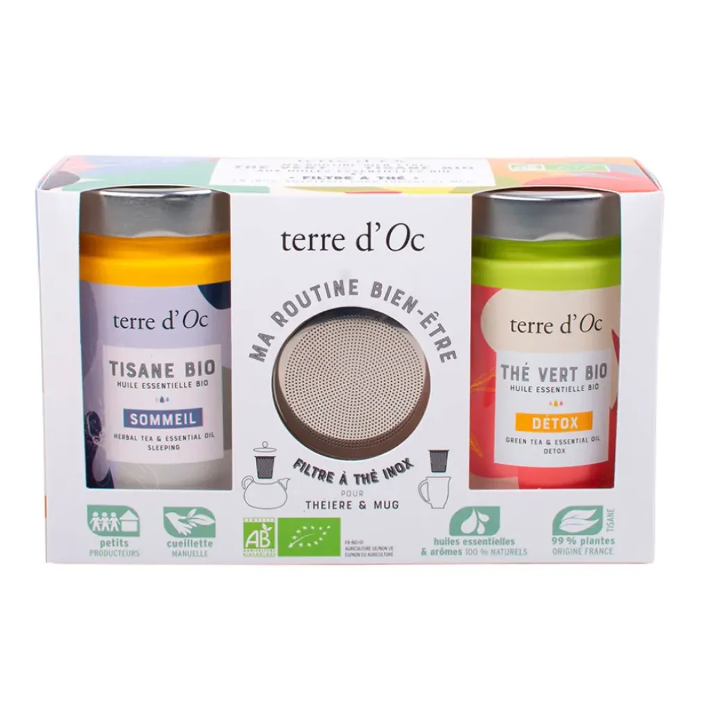 Fabrique de Styles Coffret thé detox et tisane avec filtre* Cafés, Thés Et Infusions