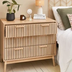 Fabrique de Styles Commode 3 tiroirs en pin naturel - Kara* Commodes