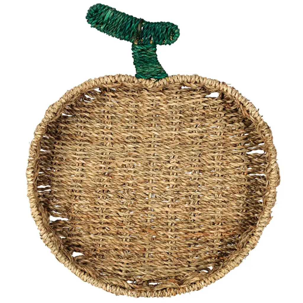 Fabrique de Styles Corbeille tomate en jonc de mer naturel 31x36cm - P'tit Légume* Paniers Et Corbeilles