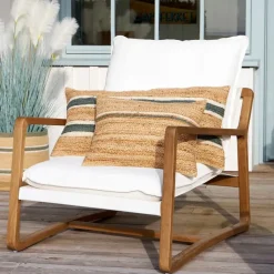 Fabrique de Styles Coussin en jute 50x38cm - Sumatra* Coussins Et Housses