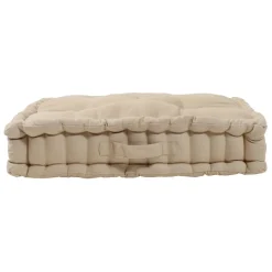 Fabrique de Styles Coussin matelas chambray beige en coton* Coussins Et Housses