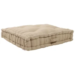 Fabrique de Styles Coussin matelas chambray beige en coton* Coussins Et Housses