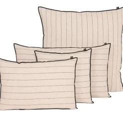 Fabrique de Styles Coussin rayé en lin et coton 45x45cm- Calvi II* Coussins Et Housses