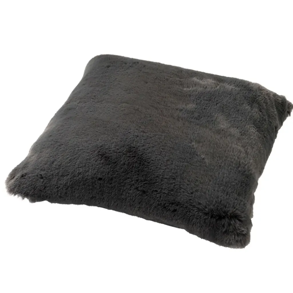 Fabrique de Styles Coussin zaya charcoal gray gris fonce 45x45cm* Coussins Et Housses