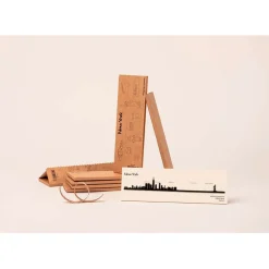 Fabrique de Styles Décoration murale ligne en acier NYC L50cm* Déco À Suspendre Et Adhésive