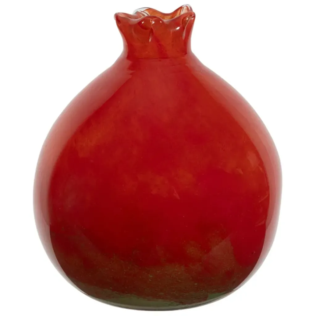 Fabrique de Styles Deco grenade en verre rouge et vert - Grenadier* Petits Objets Déco