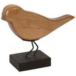 Fabrique de Styles Deco moineau en bois naturel et noir - Campagne* Petits Objets Déco