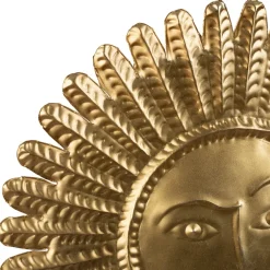 Fabrique de Styles Deco murale en laiton 20x20xh1.5cm - Tropic-Et* Déco À Suspendre Et Adhésive